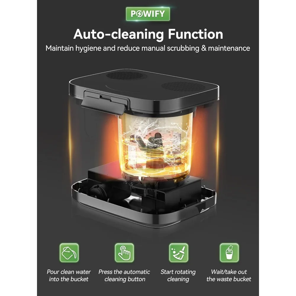 Electric Compost Bin Kitchen Capacity Composter Bins Outdoor Indoor with Tri-Blade, Smart Waste Dispenser Countertop Compost 4