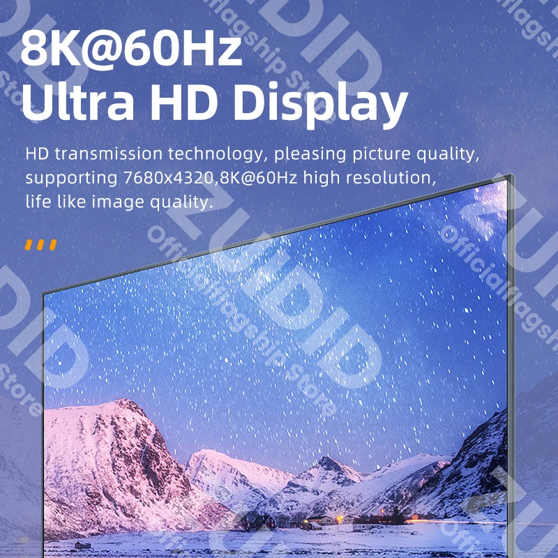 Hdmi-Compatibele 2.1 8K @ 60Hz Converter U-Vorm Man Naar Vrouw Adapter Voor Monitor Scherm Laptop Ps4/3 Pc Tv Projector Extender