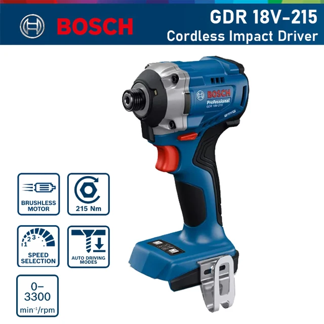 Cordless Slim Ratchet Set BOSCH GDR18V-215N 18V Brushless Impact