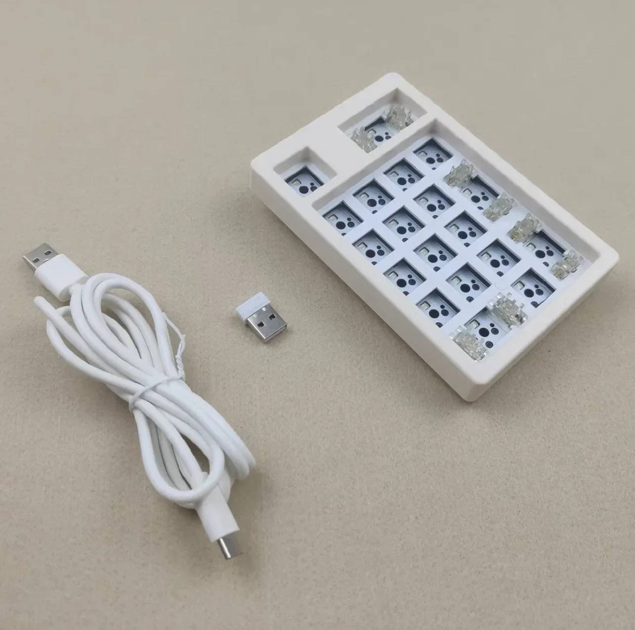 Nt19 넘버패드 19 20% 블루투스 2.4g 3 가지 모드 개스킷 기계식 키보드 키트, PCB 핫 스왑 가능 스위치, RGB LED, 넥스트 타임 19