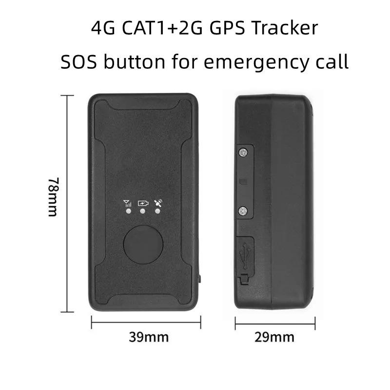 高齢者向け緊急情報なし,3000mAh,4g,充電式,GPSトラッカー - AliExpress