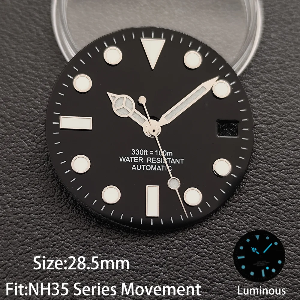 Custom Blue Luminous Multi-Color Calendar Watch Dial Replacement Accessory