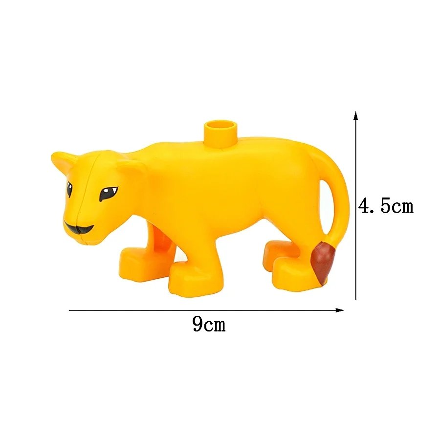 Bulk Large Animal Building Blocks Set - Farm & Zoo Creatures Toys