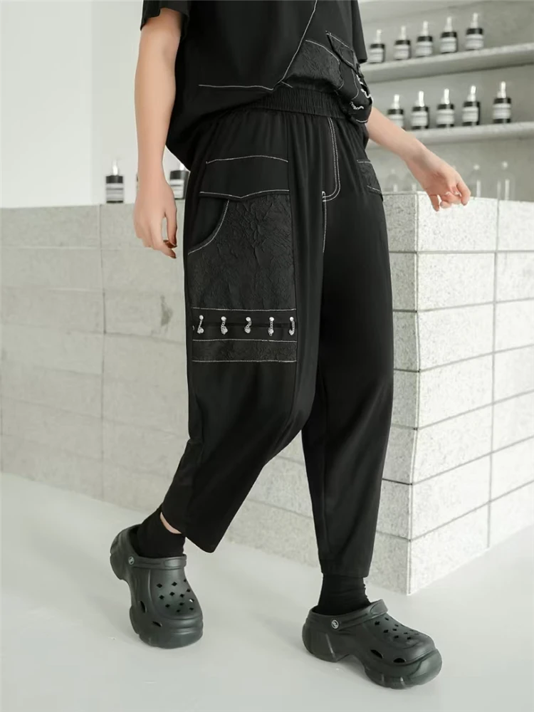 Harem Pants Cheap Streetwear Pants Women Pockets Cargo Harem Pants