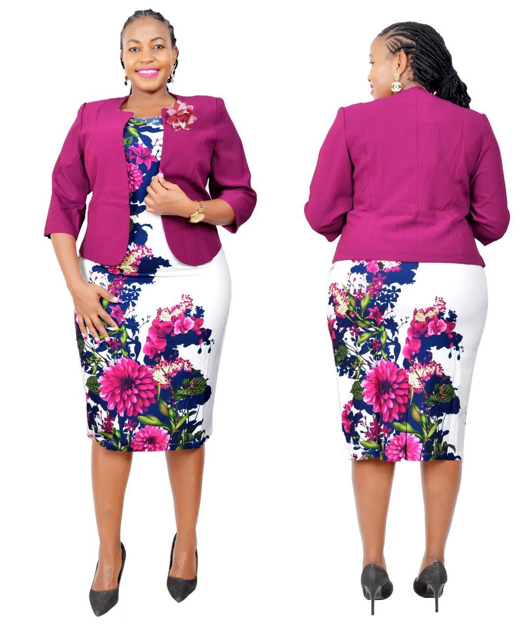 African Dresses For Women Jacket Tops 