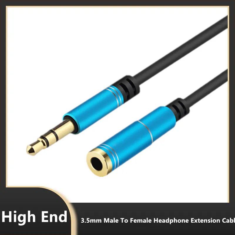 Premium 3.5mm Audio Extension Cable - Male to Female Aux Cord for Earphones and Speakers