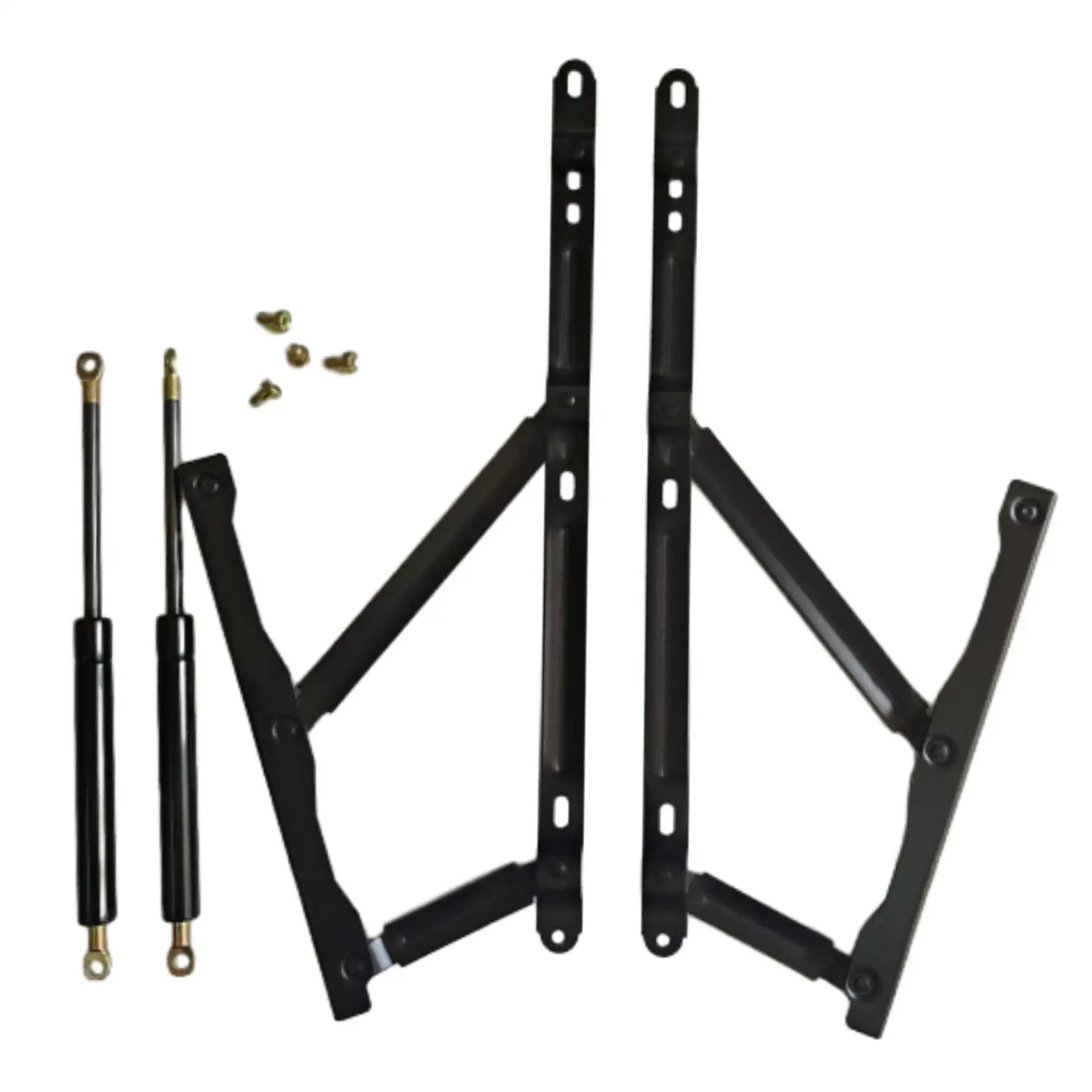 2x Lift up Storage Bed Hinges Effort Saving Gas Struts Bed Lift Mechanism