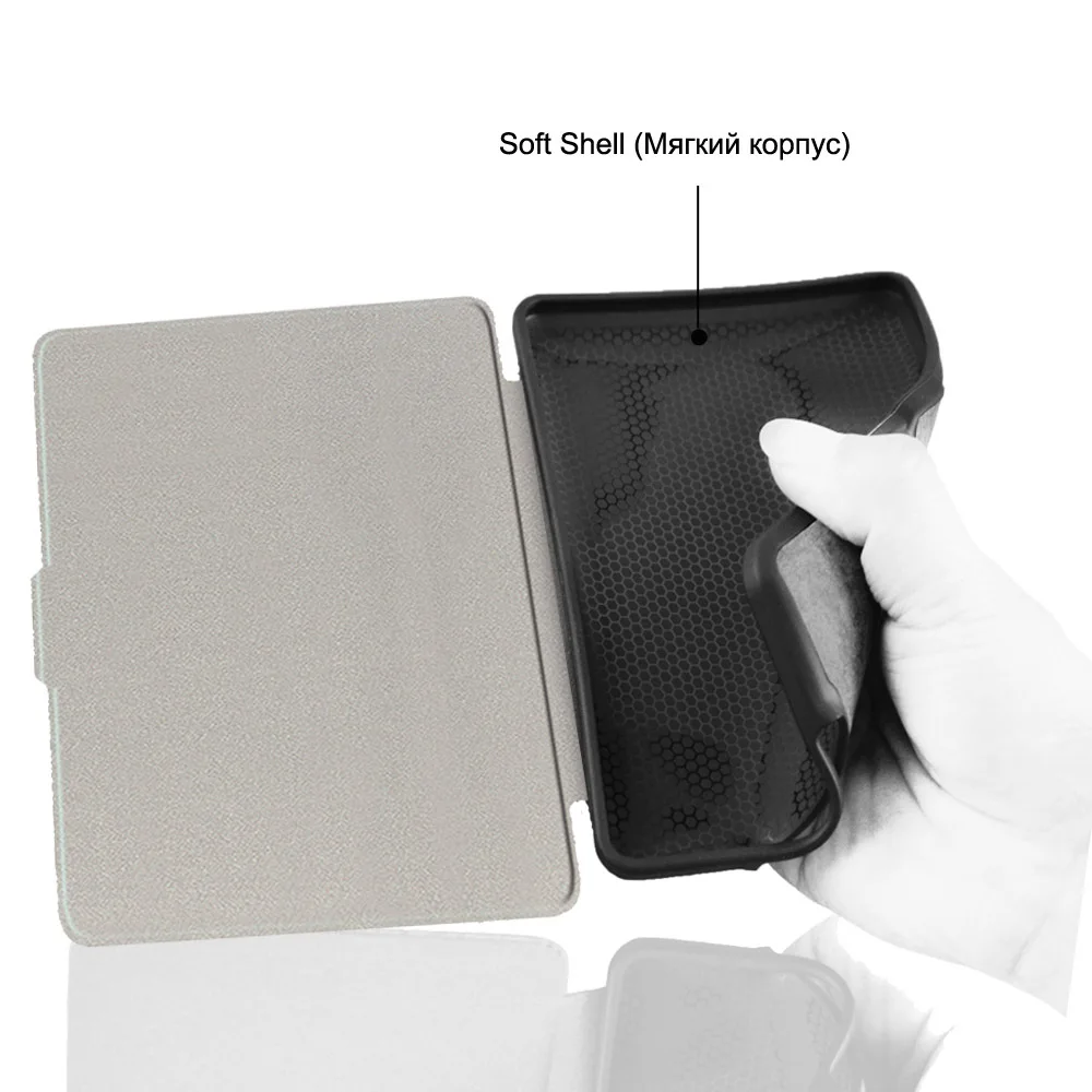 Premium E-Book Protective Case with Soft TPU Shell - Full Protection Design