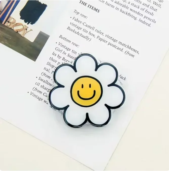 Korean Cute Flower Puppy Dog Phone Grip & Stand Accessory