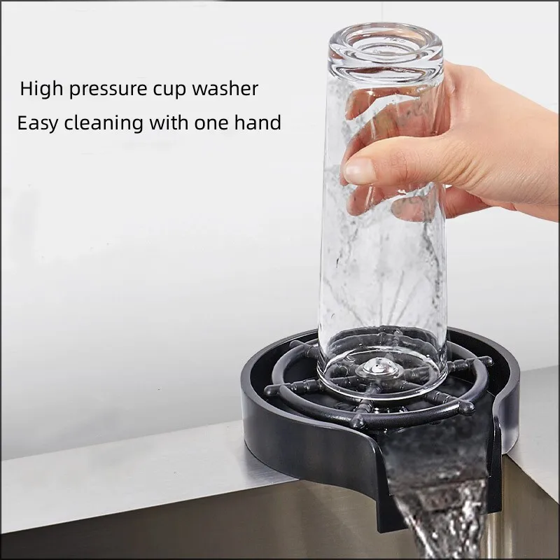 Automatic Faucet Cup Washer Cup Washing Machine Replacement Bar Glass Rinser Coffee Pitcher Wash