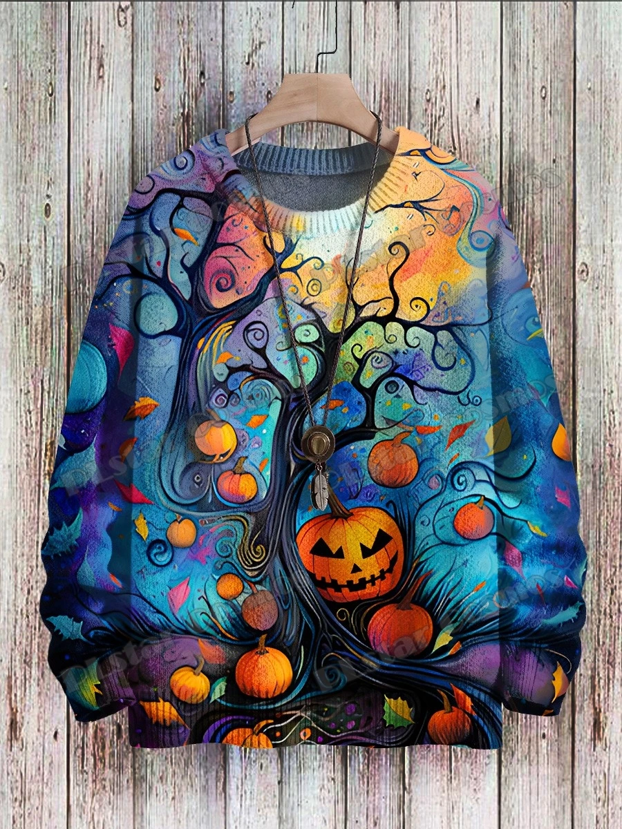 Niedliche Hund Kunst Linie Muster & lustige Nilpferd Kunst 3d gedruckt Männer Strick pullover Winter Unisex lässig Strick pullover Pullover zzm96 – Detail 11