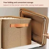 WISH Multi-Functional Closet Organizer,Steel Ring Storage Box, Fabric Folding Bedroom Wardrobe Clothes Storage Box 4