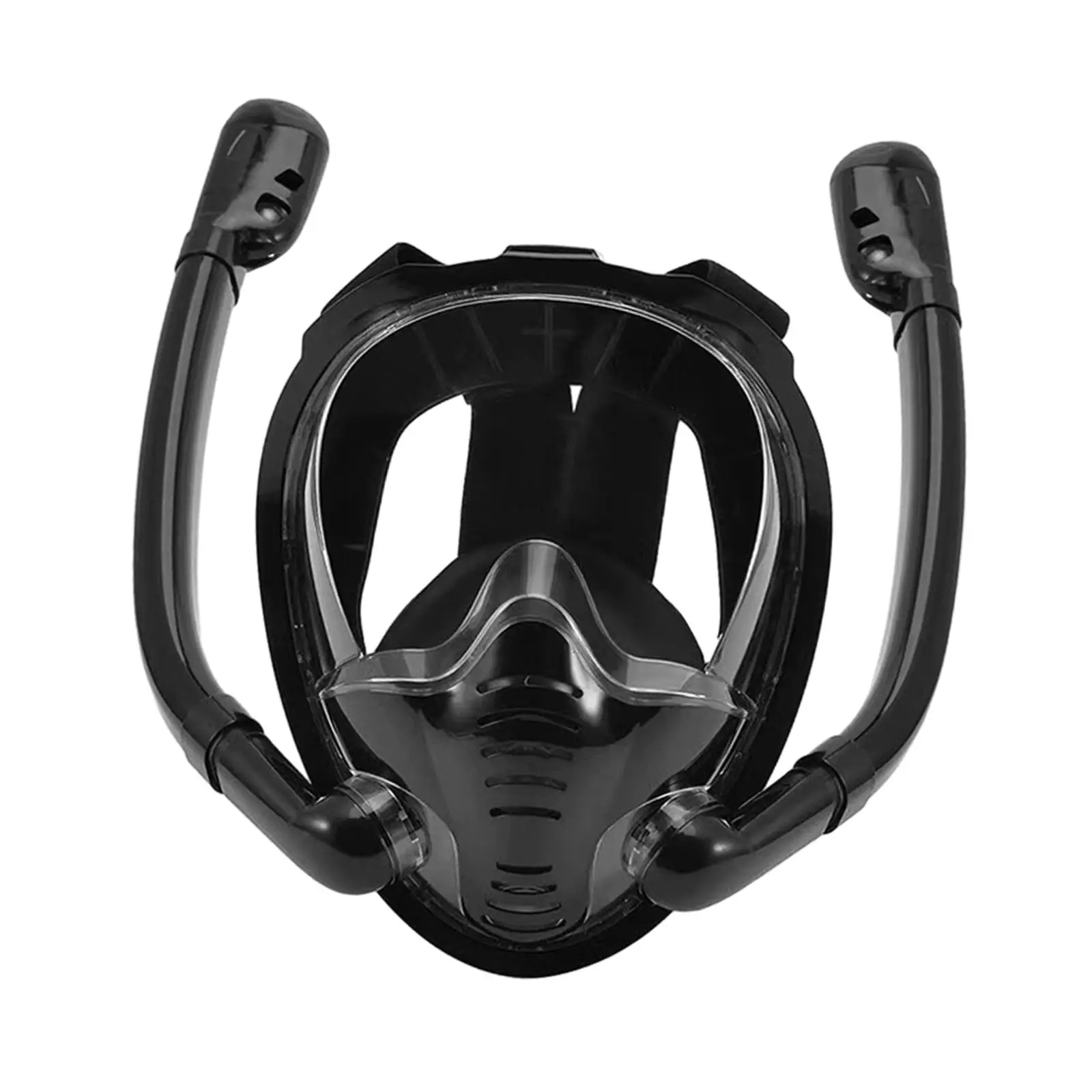 Snorkeling Mask Snorkel Mask Double Tube Swimming Goggles Durable Professional with Camera Mount 180° Wide View Swimming Mask