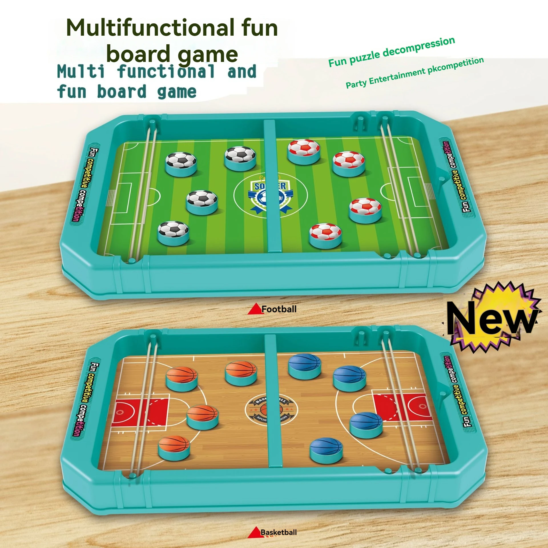 New Multiple People Battle Bounce Chess Board Games Children Gift Fun Parent-Child Interactive Board Games Christmas Kids Toys