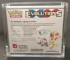 4mm Dustproof Clear Acrylic Cards Display Case Protective Storage Box Collectibles Gift for modern English booster PokemonBox 2