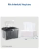 Lifting Napkin Holder for Table Home Commercial Tissue Box Transparent Toilet Paper Container Wipes Organizer with Card Slot 6