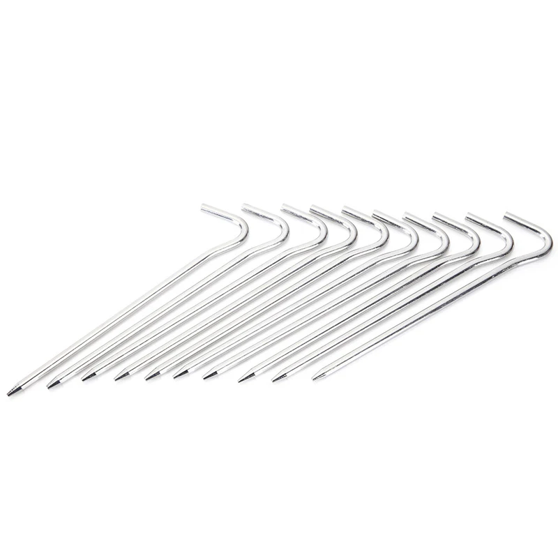 Tent Pegs Camping Tent Accessories Desert&Fox Tent Peg 6xTent Ground Nails 18cm Aluminum Alloy