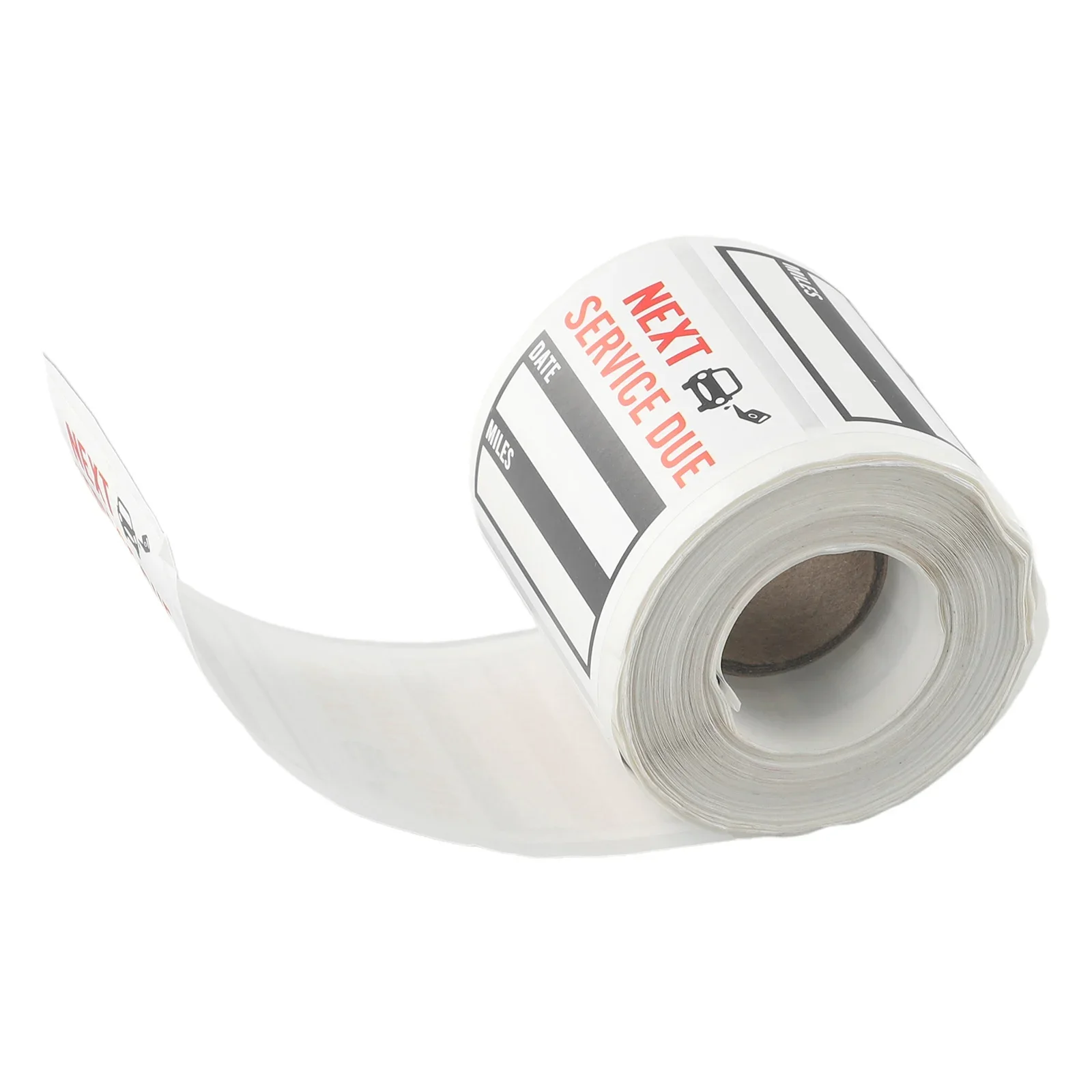 Car Sticker Oil Change Sticker Static Cling 2*2inch 300pcs/roll Clear Lite Oil Change Service Stickers