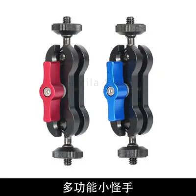 

Новая головка штатива шаровая Головка магический кронштейн держатель монитора светильник ка вращение на 360 градусов от 1/4 до 1/4 крепление для двойной камеры штатив