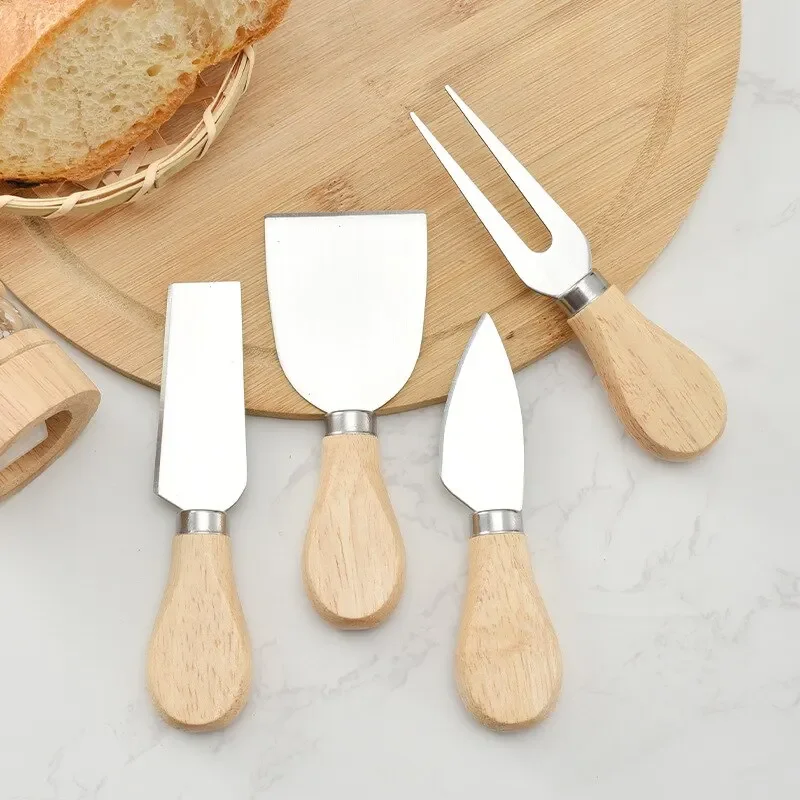 Six Piece Set of Cheese Knife Box Stainless Steel Cheese Knife Set of Six Piece