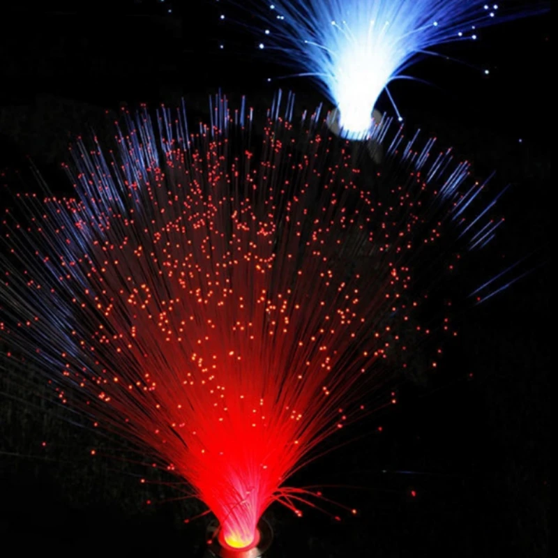 Colorful LED Optic Fiber Flower Light Star Sky Shaped Valentine Party Lamp Day Atmosphere Home Decoration Night Festival