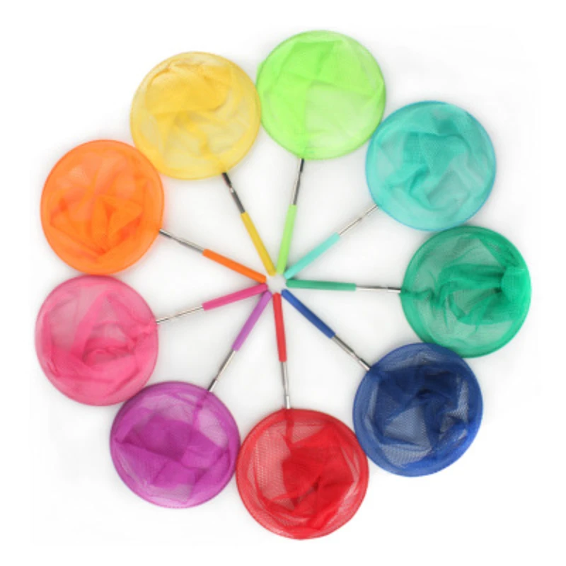 

Телескопическая рыболовная сеть в виде насекомых, бабочек, стрекоз, Удочка из нержавеющей стали, рыболовная сеть в виде головастика, Детские уличные сетчатые чулки