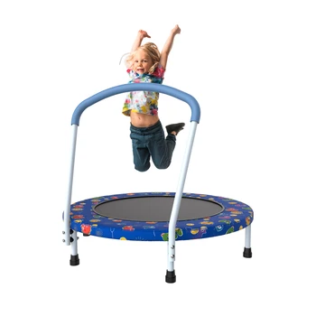 36 - inch Mini Trampoline for Kids Aged 1 - 6, Indoor & Outdoor Use, with Handle, Fun for Kids
