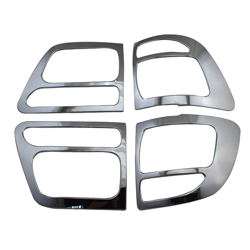 4 PCS ABS Chrome Rear Tail Light Lamp Trim Cover For Mitsubishi Outlander 16-19 - View #6
