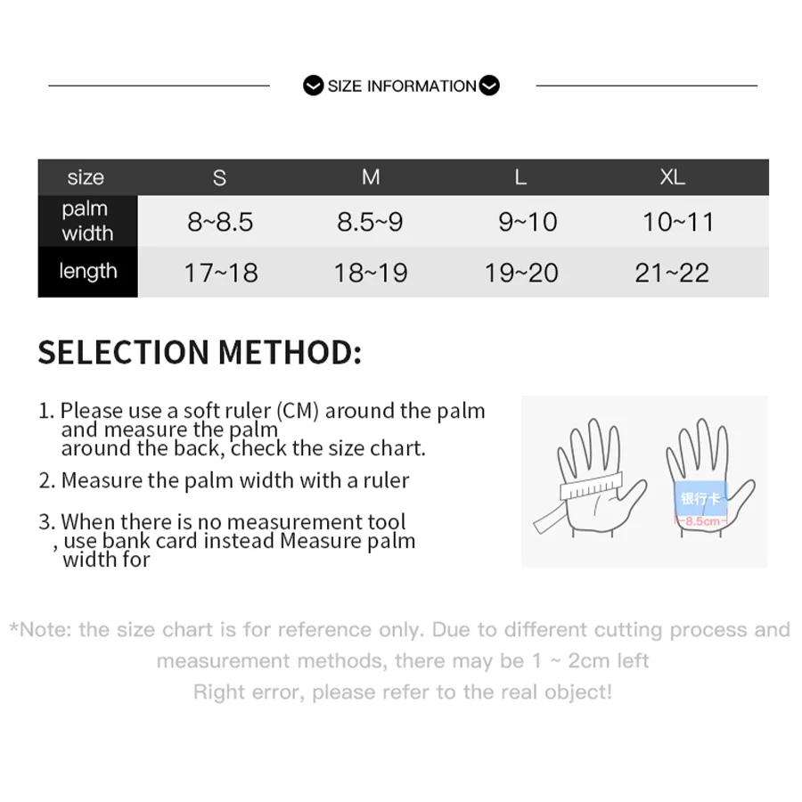 Winter Cycling Gloves PU Warm Windproof Touchscreen Sport Skiing Snowboard Nonslip Zipper Snowmobile Motorbike Gloves Men Black