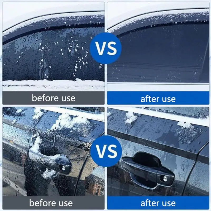 Windshield De-Icer Fast-Acting Ice Melting Spray for Windshields Defrosting Frost Spray Window Snow Melting Defrost Liquid for