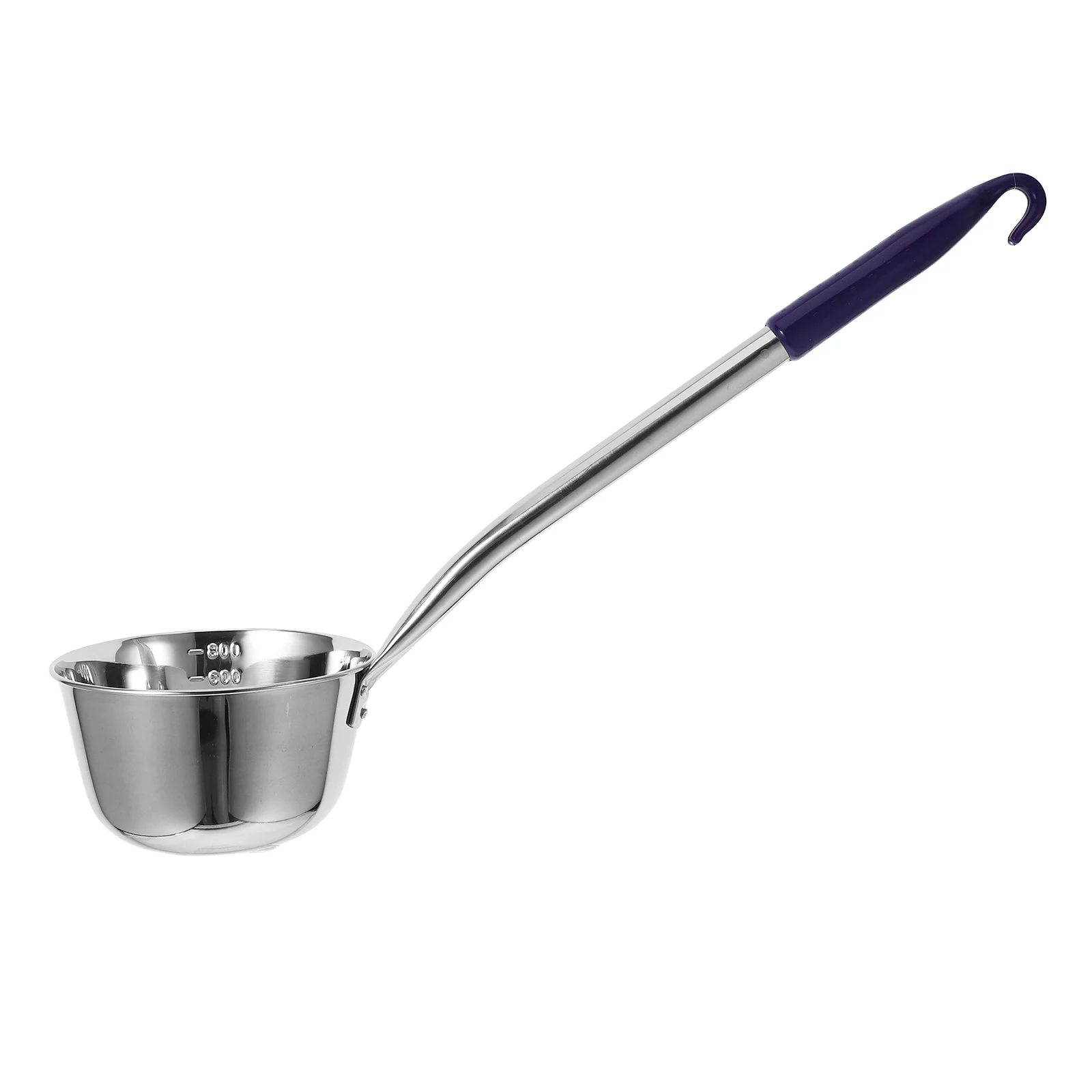 Stainless Steel Long Handle Water Ladle Water Scoop with Scale Large Capacity Dipper for Kitchen and Bath