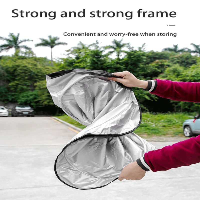 Car Windshield Sun Shade Visor UV Protection Shield For VW Scirocco GTI Polo Passat Golf Tiguan Jetta T-ROC Beetle Sharan Touare