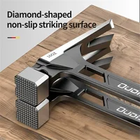Steel For 2023 Multifunction Woodworking Tool Hammer Magnetic Non-slip Hammer Shockproof Automatic Hand Claw Suction Nail Hammer 1