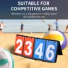 Digital Portable Table Top Flip Scoreboard Basketball Soccer Badminton Volleyball Coaches Sports Competition Score Keeper 2
