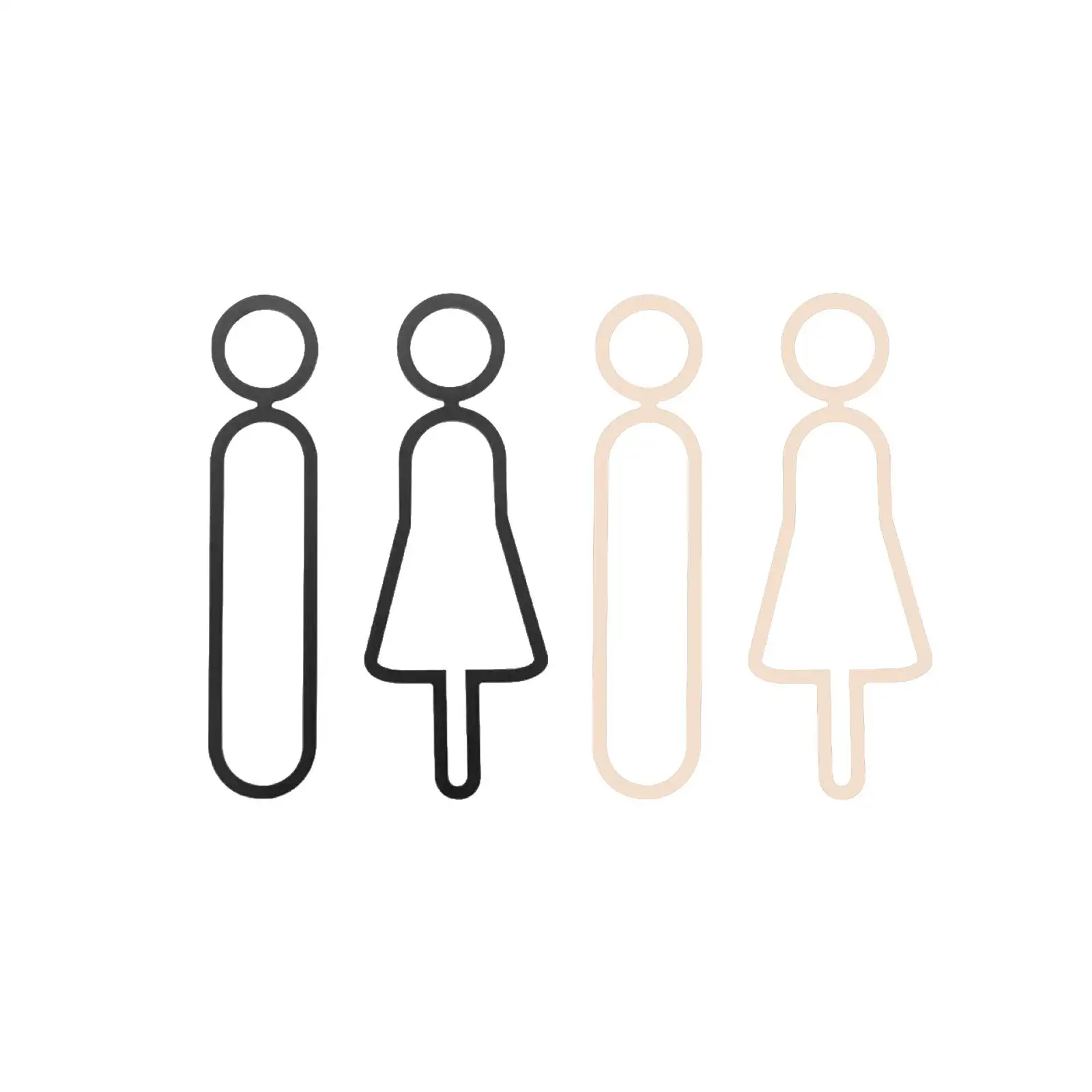 2X Toilet Sign Wc Sign Toilet Door Sign Toilet Signage Adesivo Da Parete Antico Segnaletica Per Club Restaurant Family Farm Supermarket