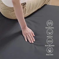 Drap-housse en coton égyptien ultra doux avec bandes élastiques, housse de matelas de luxe 800TC antidérapante 100/140/160/180/200x200cm 3