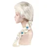 Princess Girls Elsa Cosplay Wig Cute Snow Queen Dress Up Briad Elsa Hair Cosplay Wigs Halloween Carnival Purim Masquerade Party 5