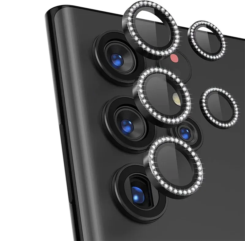 Cool Diamond Glass Drop-Proof Phone Camera Protective Case