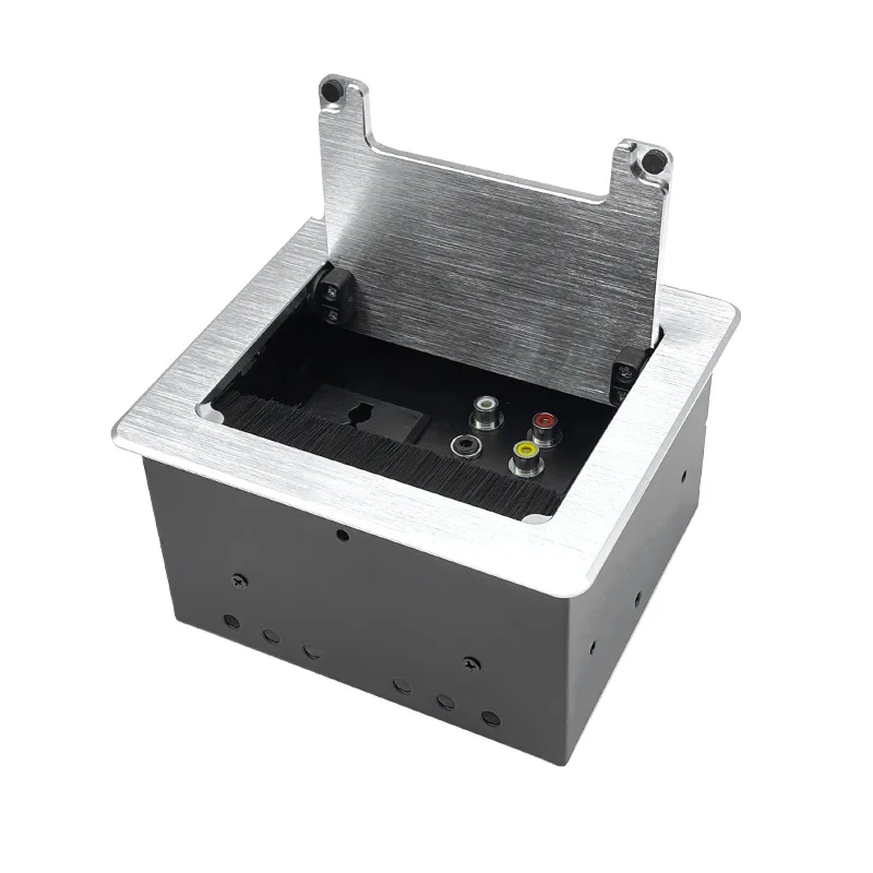 mesa desktop sockets multifuncional caixa fio escondido xlr vga hdmi 04