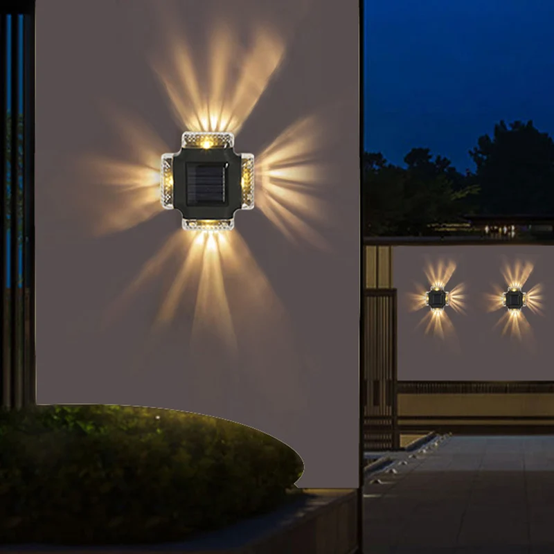 

Solar Lamp Outdoor LED Lights IP65 Waterproof for Garden Decoration Balcony yard Street Wall Decor Lamps Gardening Light