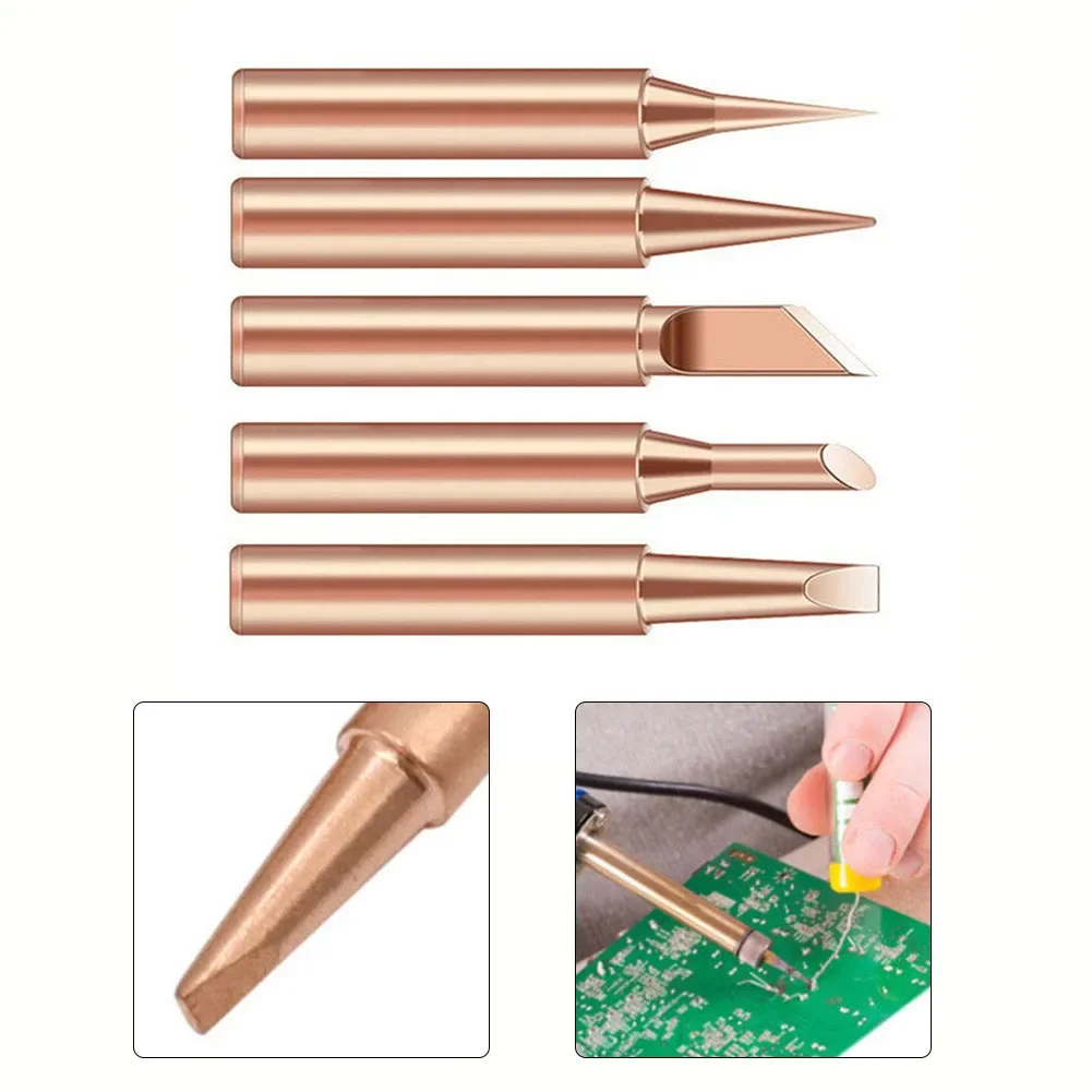 5pcs Soldering Iron Tips 900M-T Set