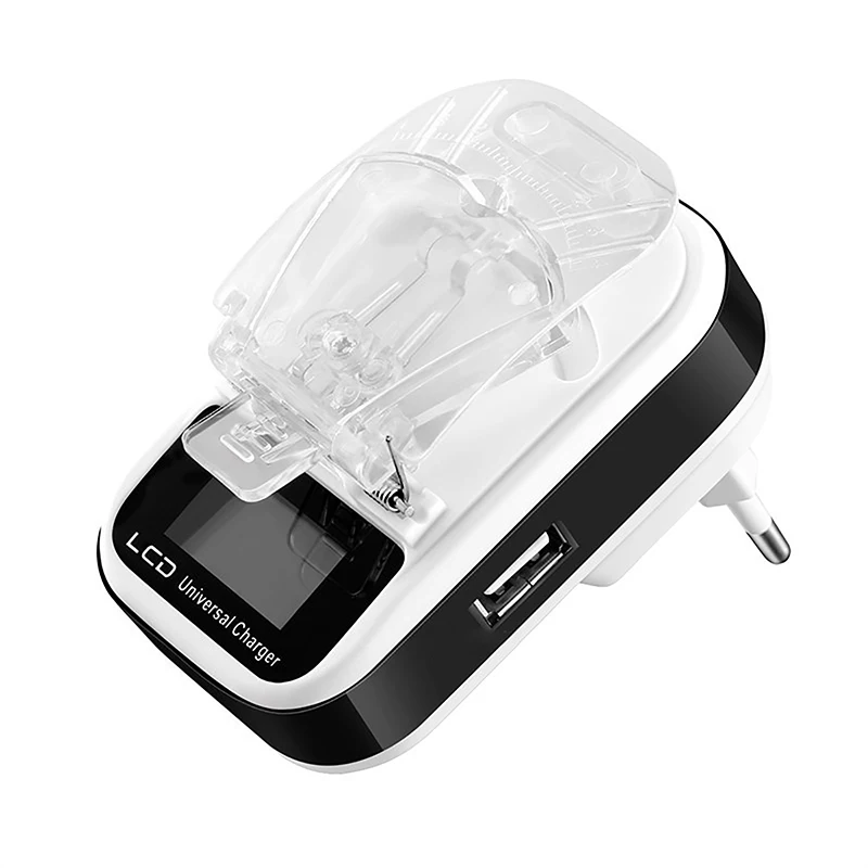 Universal Cell Phone Battery Charger with LCD Display