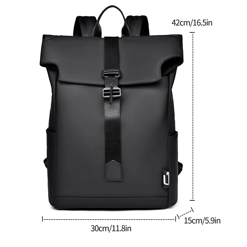 British Style Backpack For Men New Luxury Brand Urban Daily Back Pack 14-16 Laptop Backpacks Waterproof Student Bagpack Male