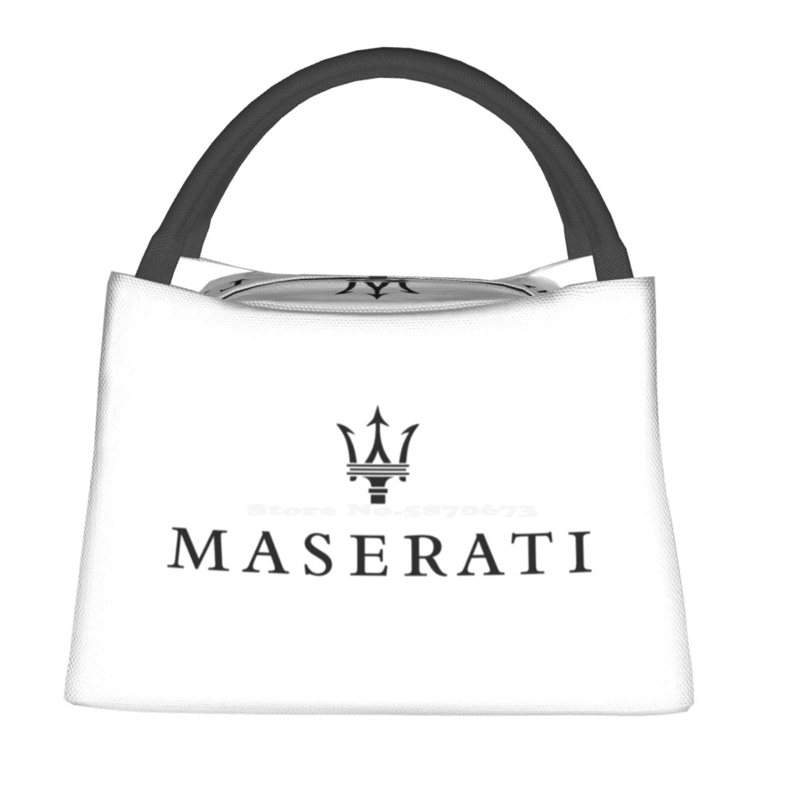 

Изолированная сумка Maserati с логотипом Trident для поездки, обеда, пикника, ужина, школы, Alfa Romeo Lancia Fiat, итальянский автомобиль, спортивный автомобиль