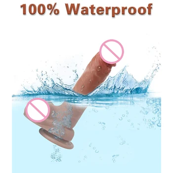 22cm Liquid Silicone Dildo for Beginners Realistic Dildo with Powerful Suction Cups Realistic Penis Confidentially Shipped Adult 4