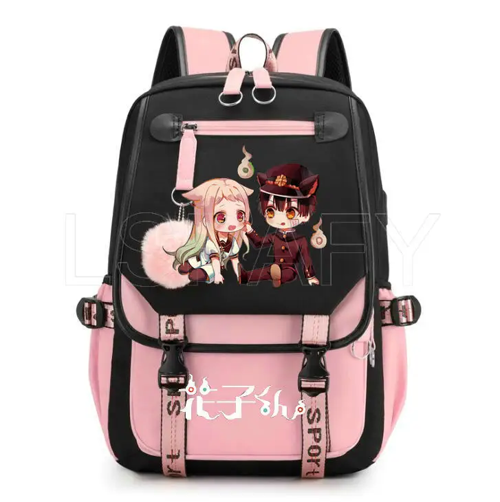 New Anime Toilet-Bound Hanako-Kun Teenagers Student Schoolbags Women Men Laptop Travel Backpack Boy Girl Kids School Book Bags