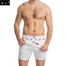 Mannen Home Service Functionele Knop Flip Cover Volwassen Sexy Broek Mannen Leggings Shorts