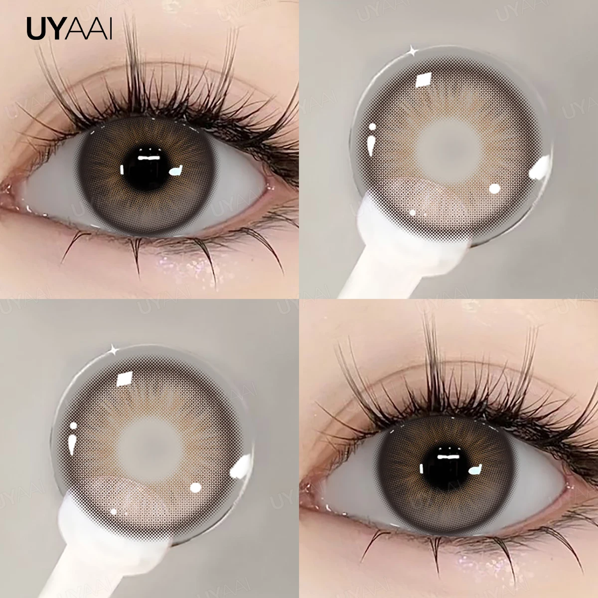 Colorful Contact Lenses for a Natural Look - Enhance Eye Color for Daily Makeup, Yearly Use, 2pcs