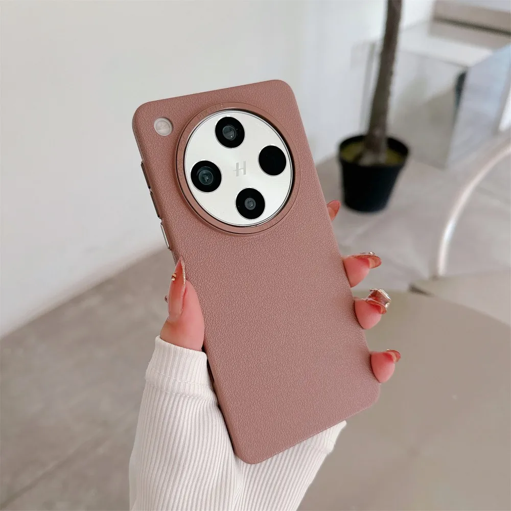Lichee Pattern Matte Protective Back Cover - Full Cover Phone Shell