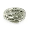 2022 new snake-shaped bracelet punk exaggerated fashion multi-layer full diamond multi-strand snake bracelet 5